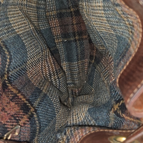 Bogner Brown Leather Backpack Travel Bag Handbag Tote - Picture 12 of 14